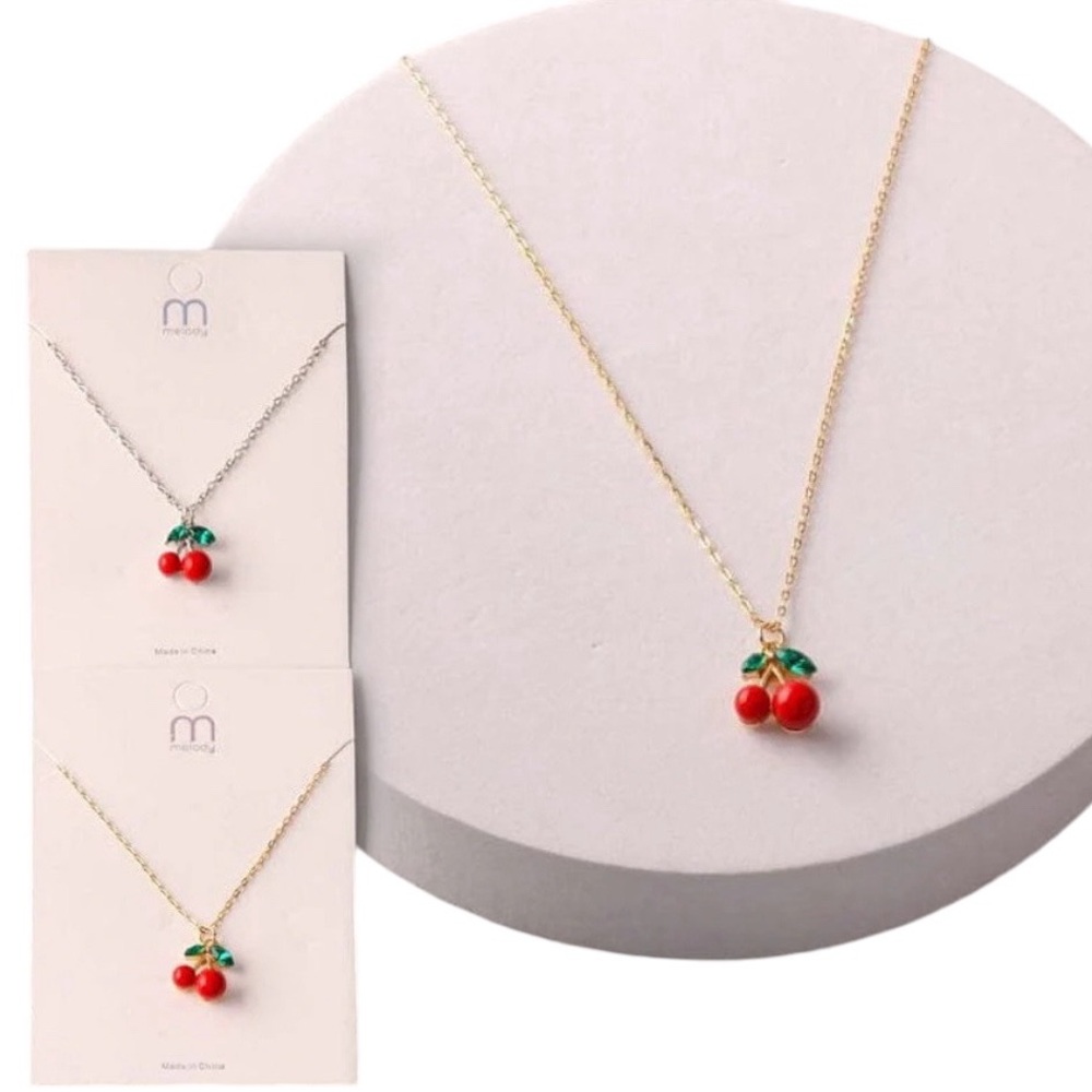 🏷️ Cherry Pendant Necklace